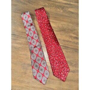2 Christian Dior Ties 1-All Silk And 1- 100% Printed Polyester
